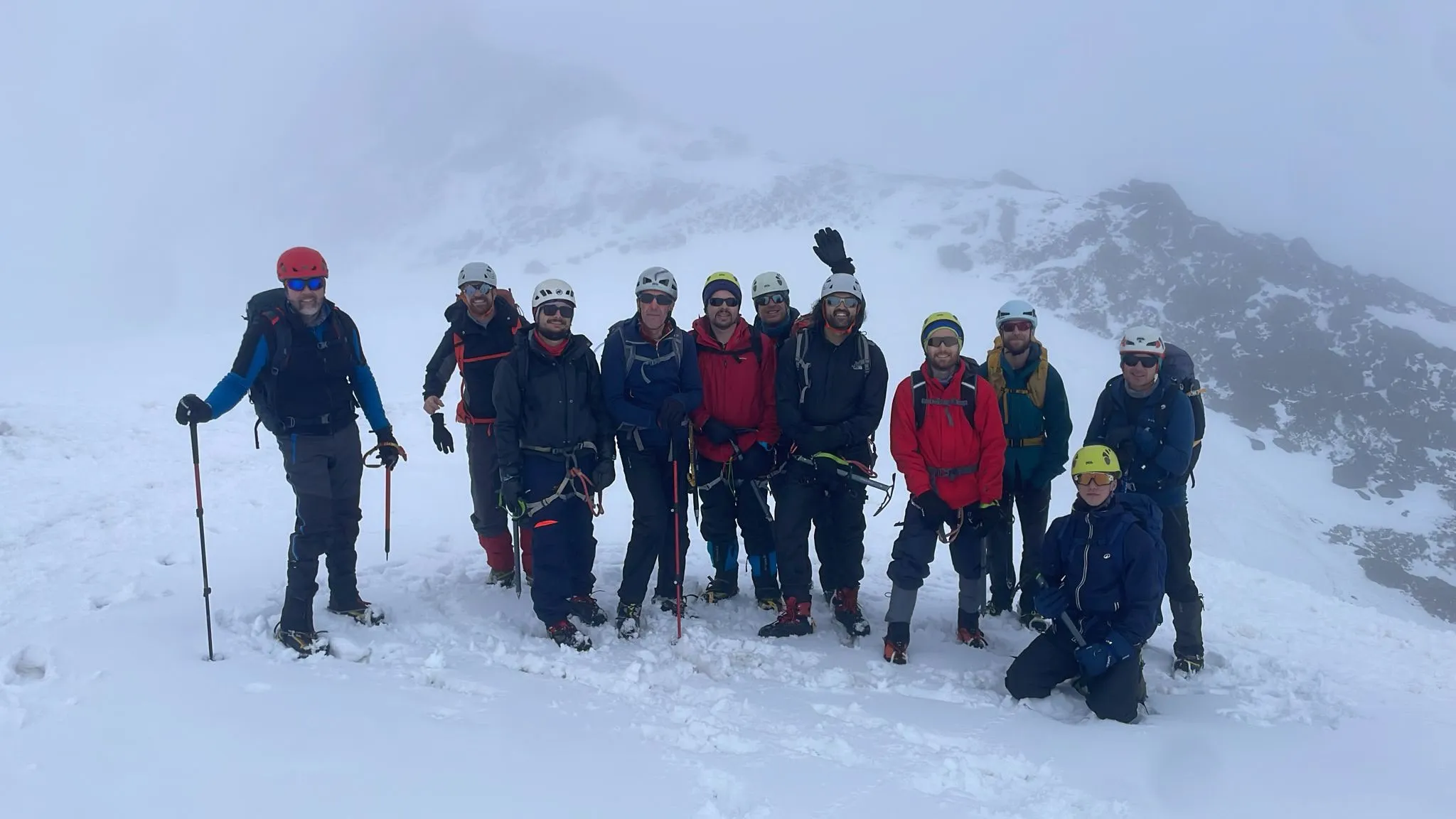 Miembros del Grupo Alpino Pinsapo
